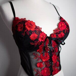 Secret Treasures Corset Lace Up Bra Size 36C